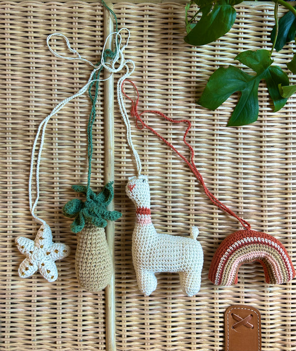 Play in Peru Crochet Toys Bundle  | Raja Homewares | Set of 4 hand Crochet Toys