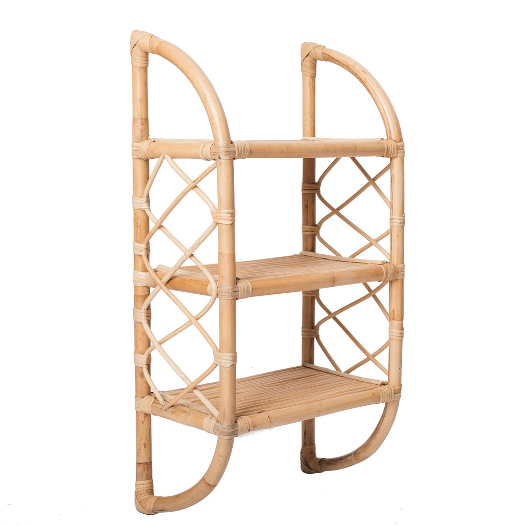 Memories Wall Shelf Raja Homewares 3 Tier Rattan Wall Shelf
