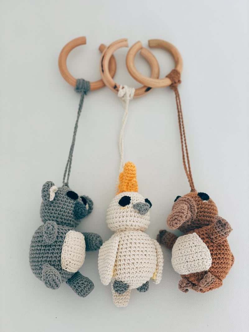 Crochet Baby Toys | Raja Homewares | Aussie Animals