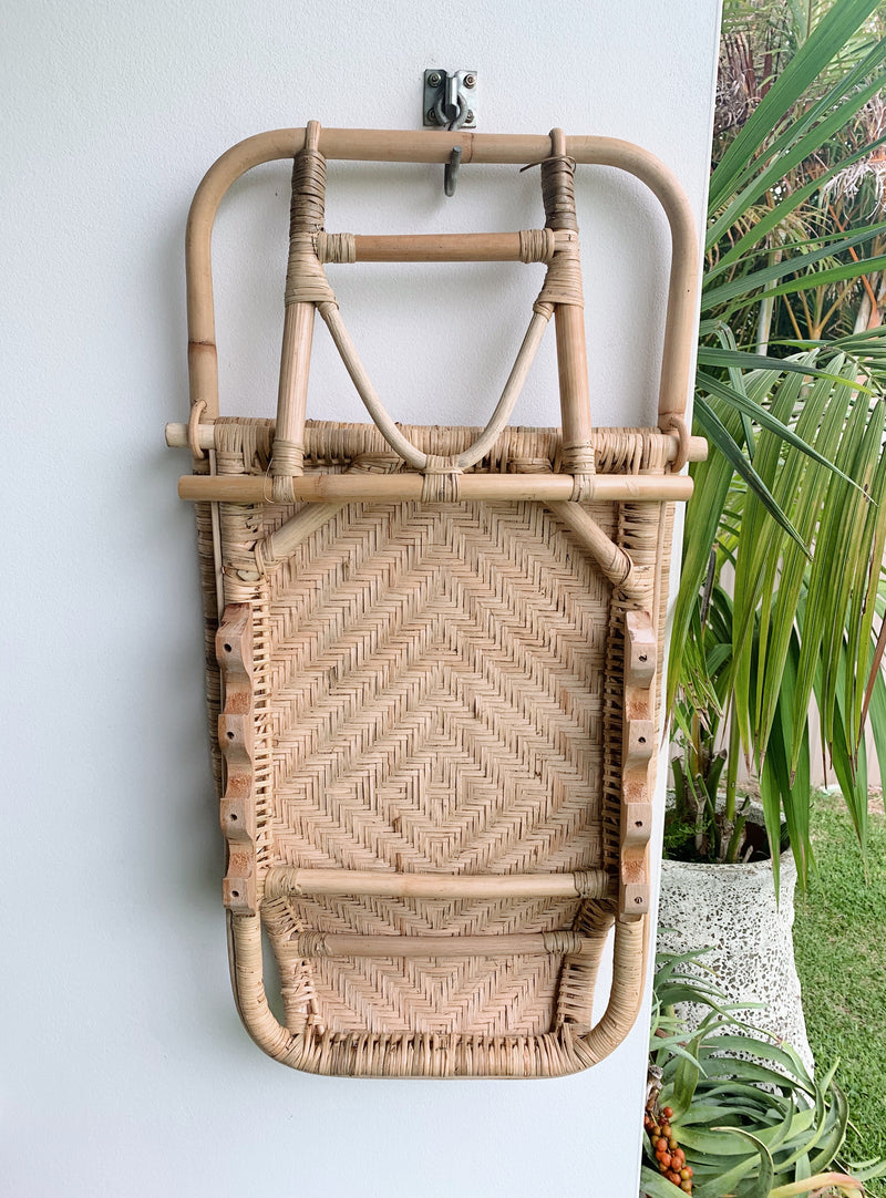 Beach Chair | Raja Homewares | Rattan Folding Chair in Tan
