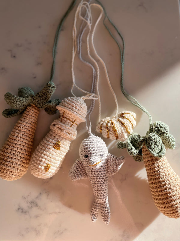 Crochet Toys | Raja Homewares | Byron Bay Individual Crochet Toys