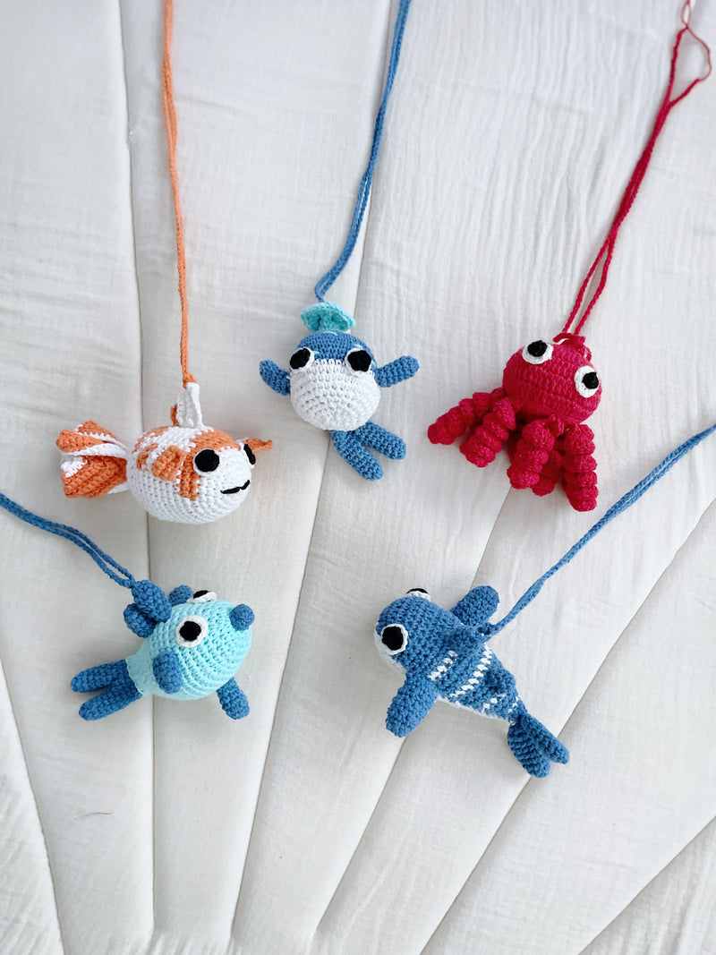 Crochet Toys | Raja Homewares |Marine Animals Individual Crochet Toys