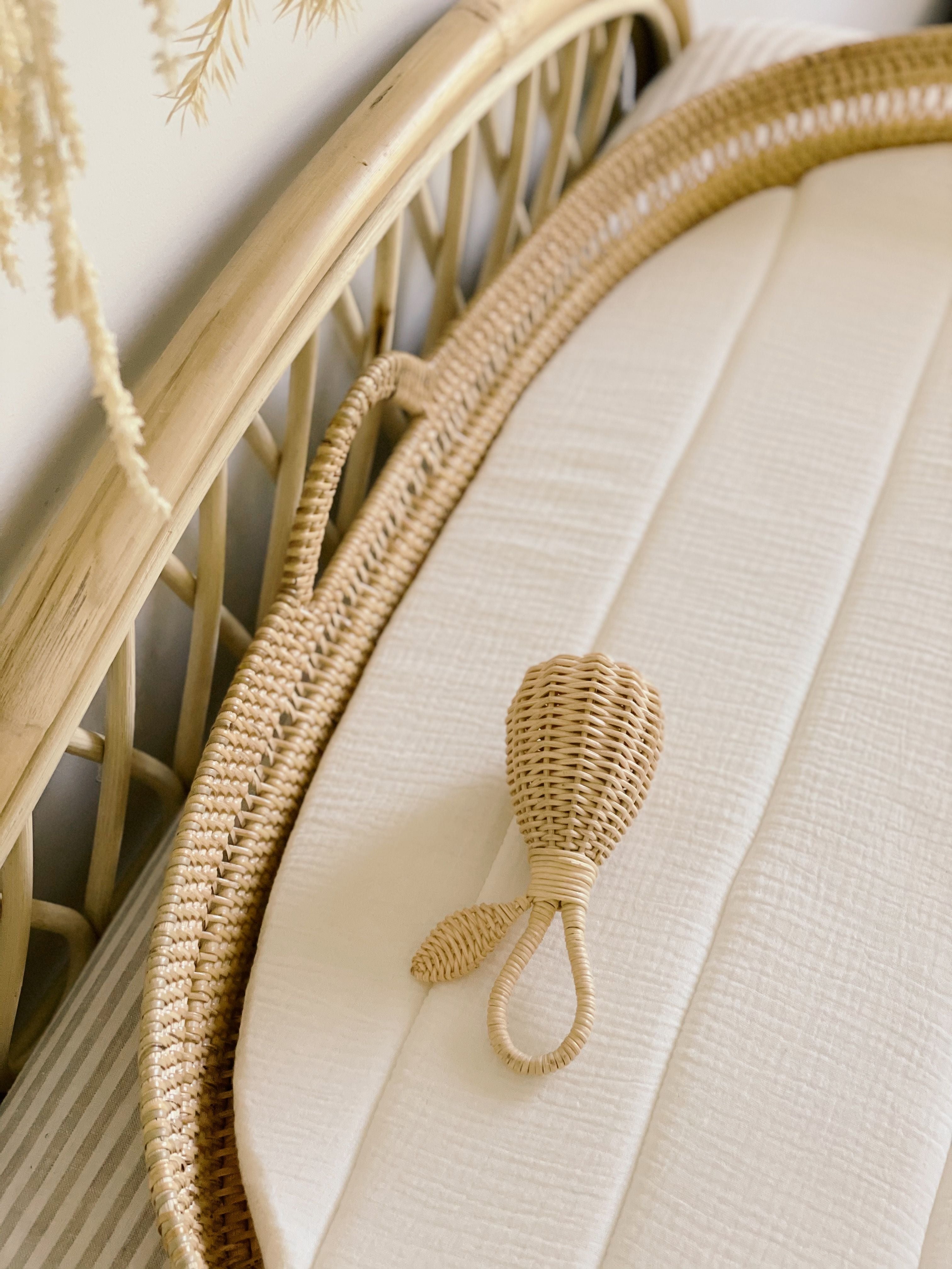 Rattan Baby Changing Basket Raja Homewares Natural Rattan Basket w