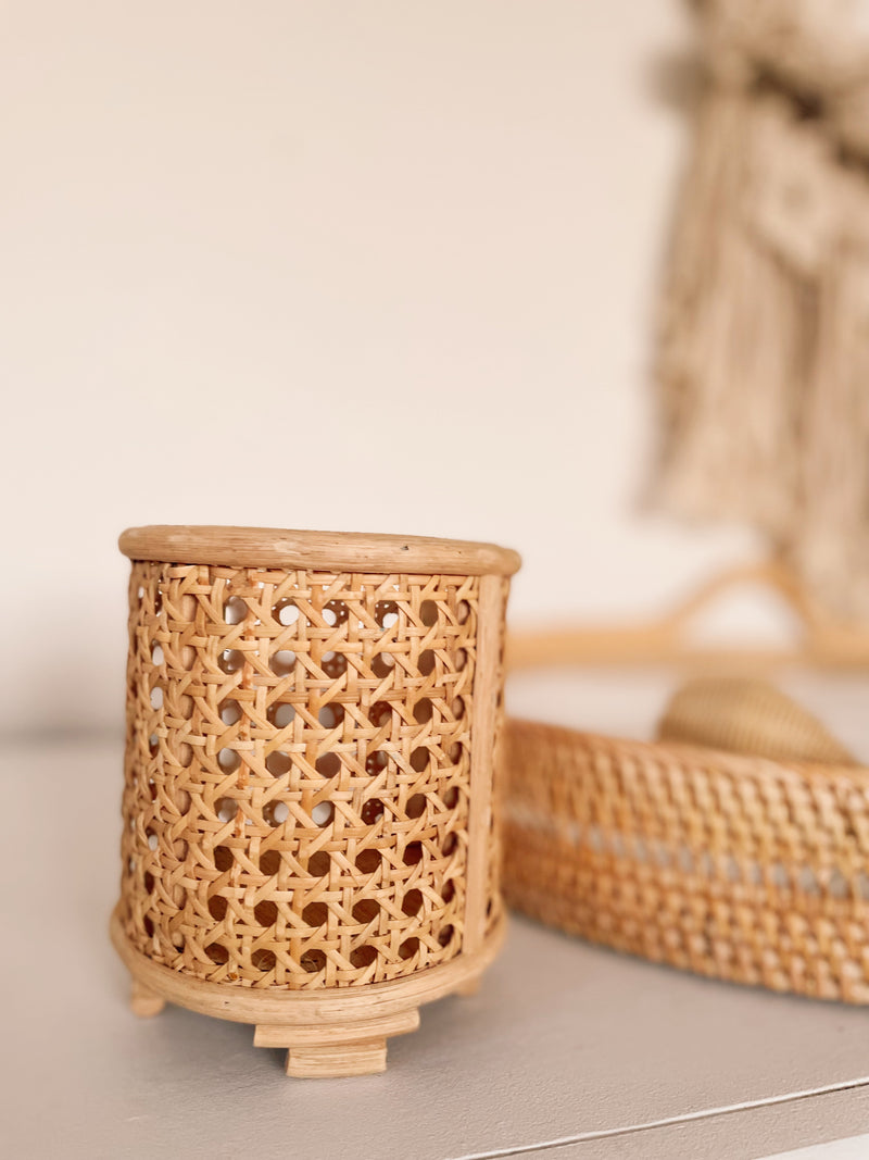 Rattan Weave Vase