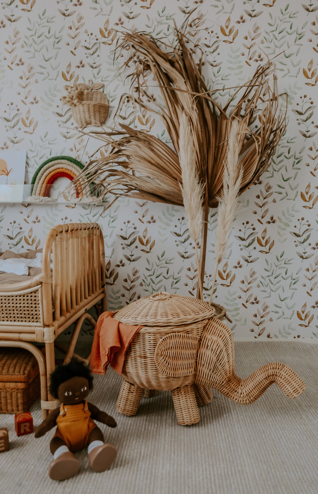 Emily the Elephant | Raja Homewares | Kids Toy Storage Basket