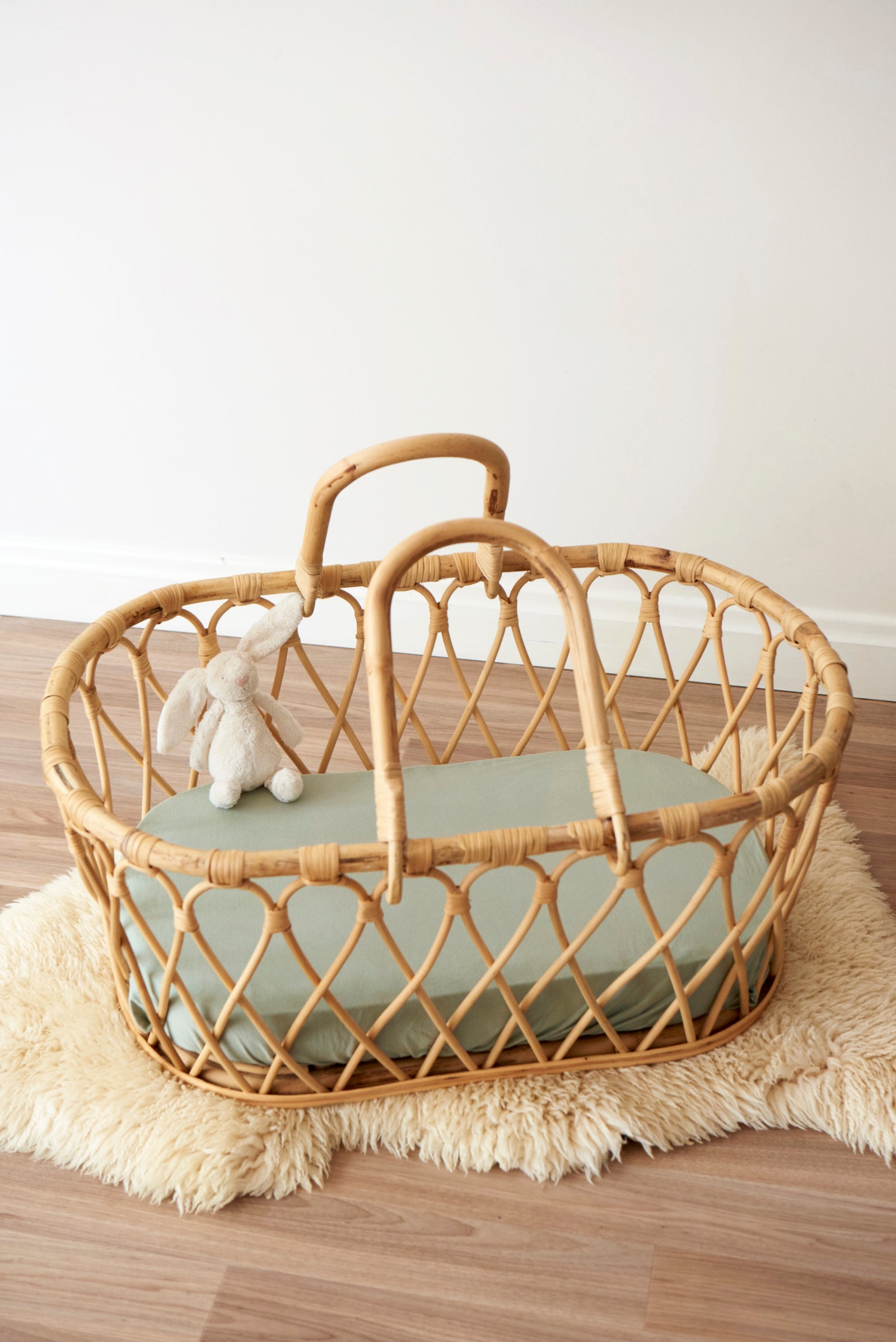 Momiji Rattan Doll Bassinet Wicker Baby Bassinet With Wicker