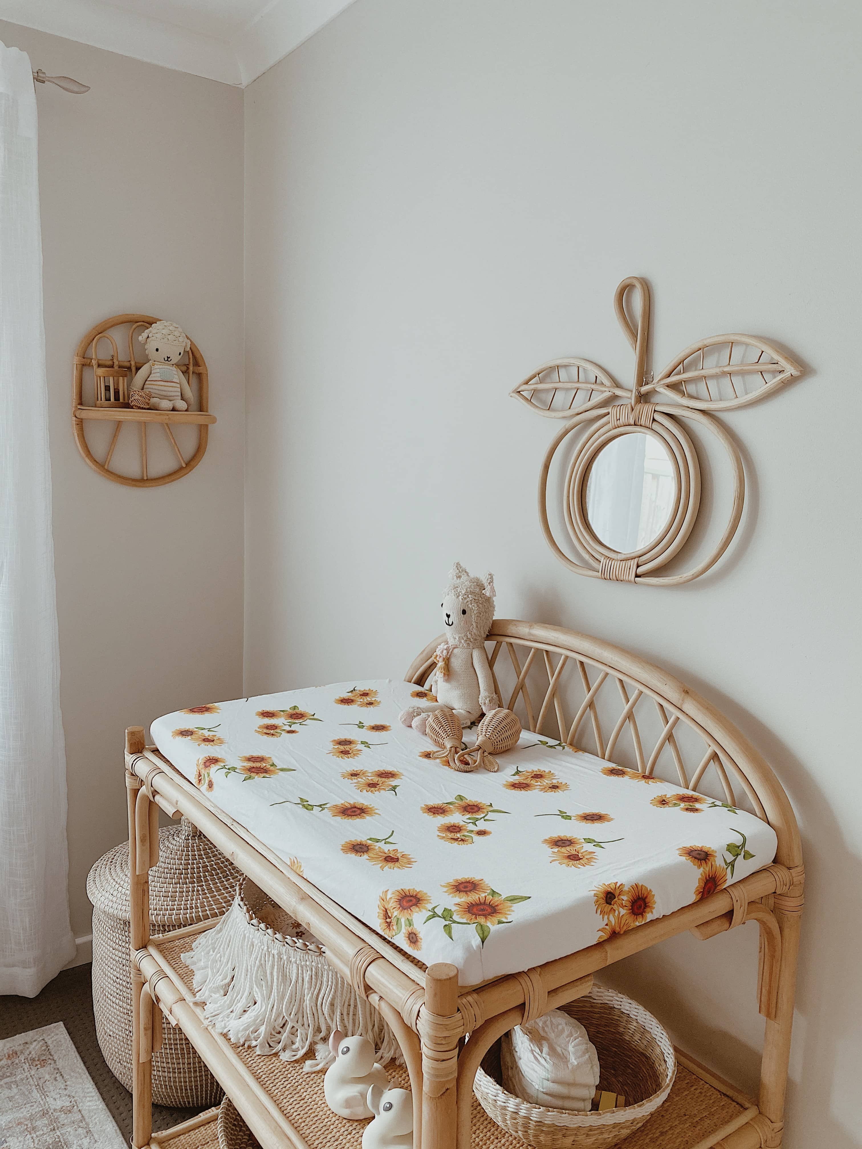 Rattan Change Table Raja Homewares Rattan Baby Changing Table