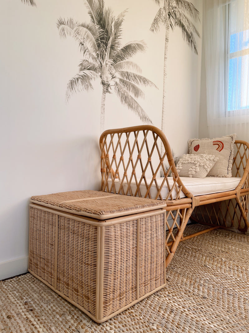 Kids Rattan Daybed Dreamland Petite Rattan Daybed – Raja Homewares