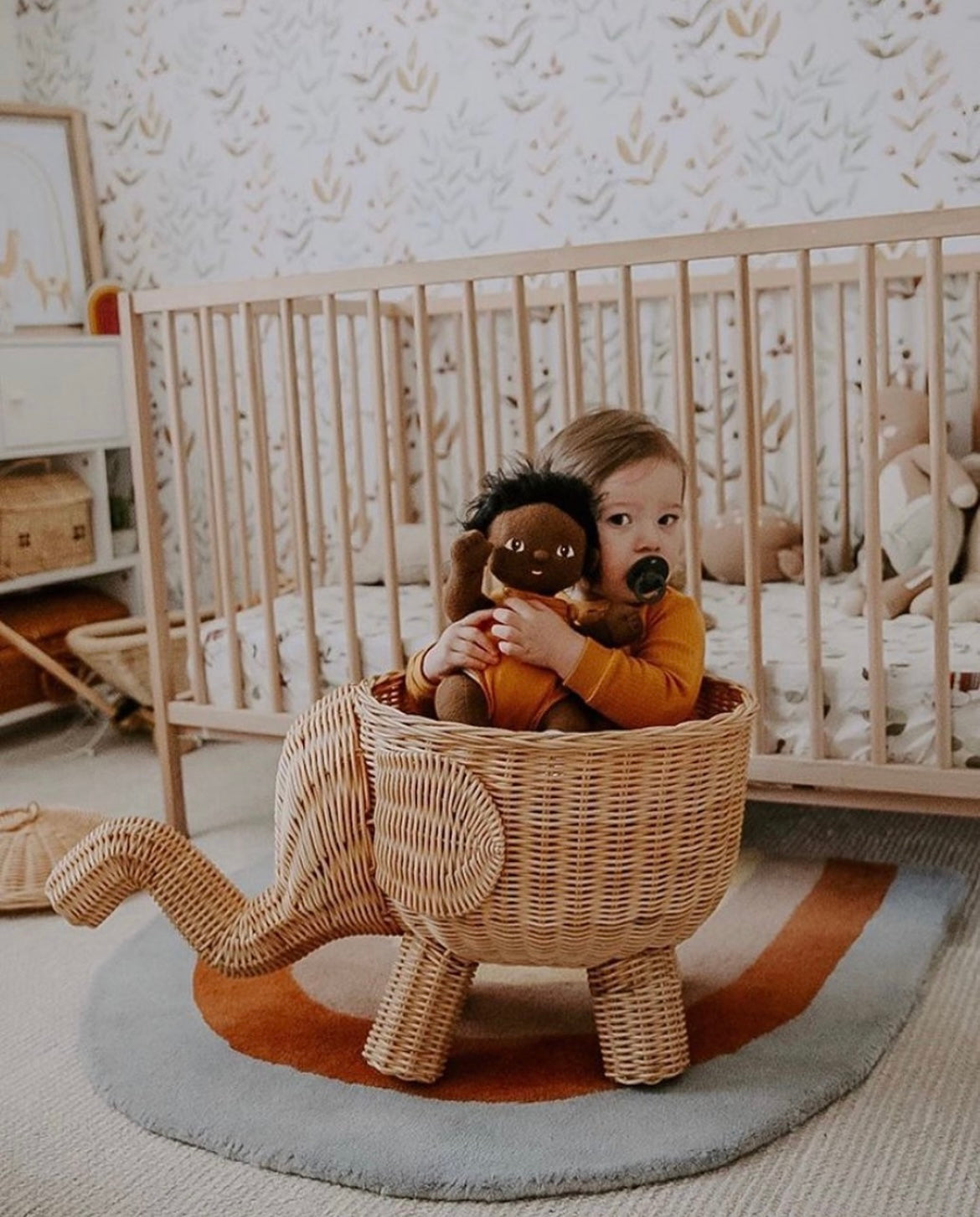 Emily the Elephant | Raja Homewares | Kids Toy Storage Basket