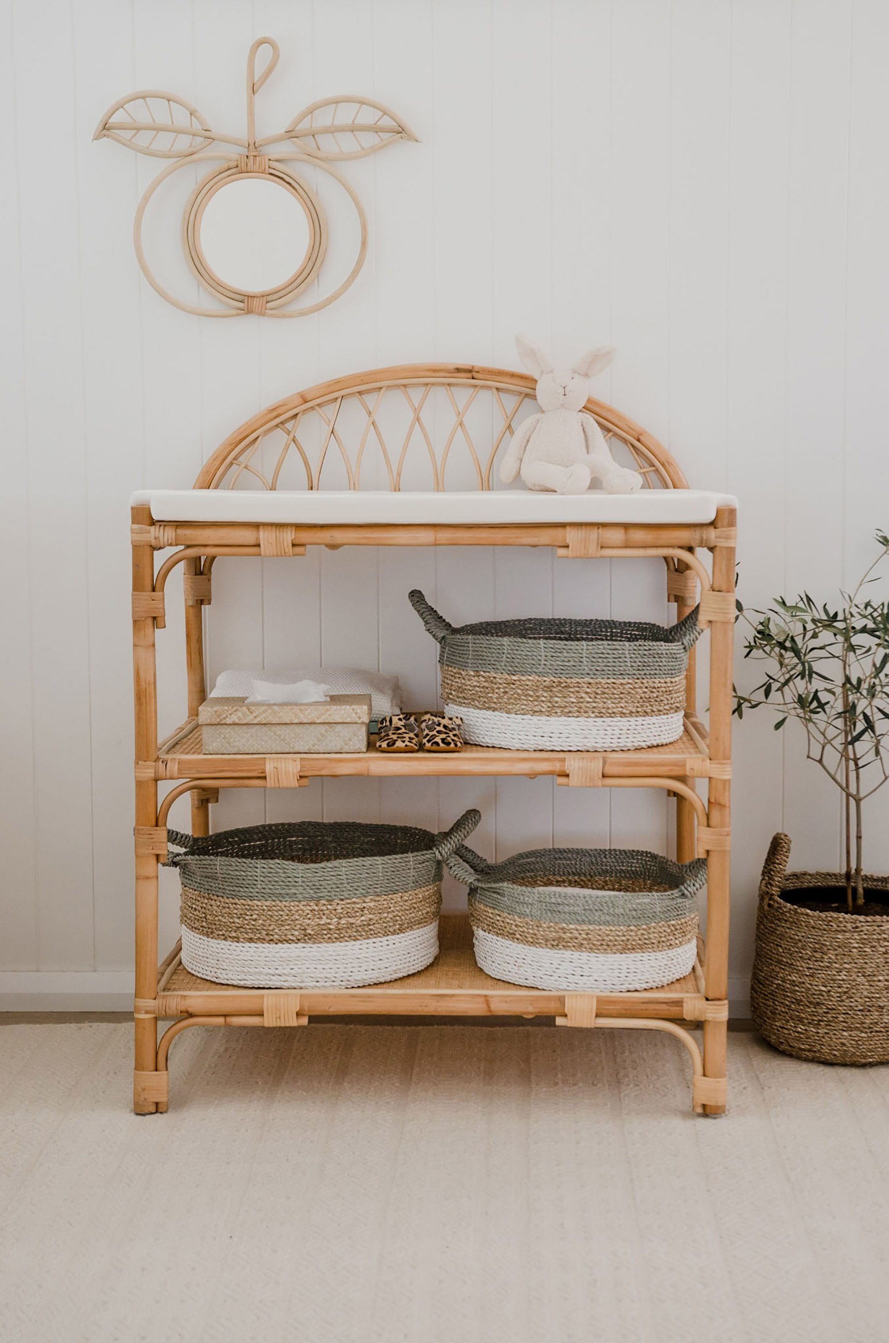 Rattan Change Table Raja Homewares Rattan Baby Changing Table