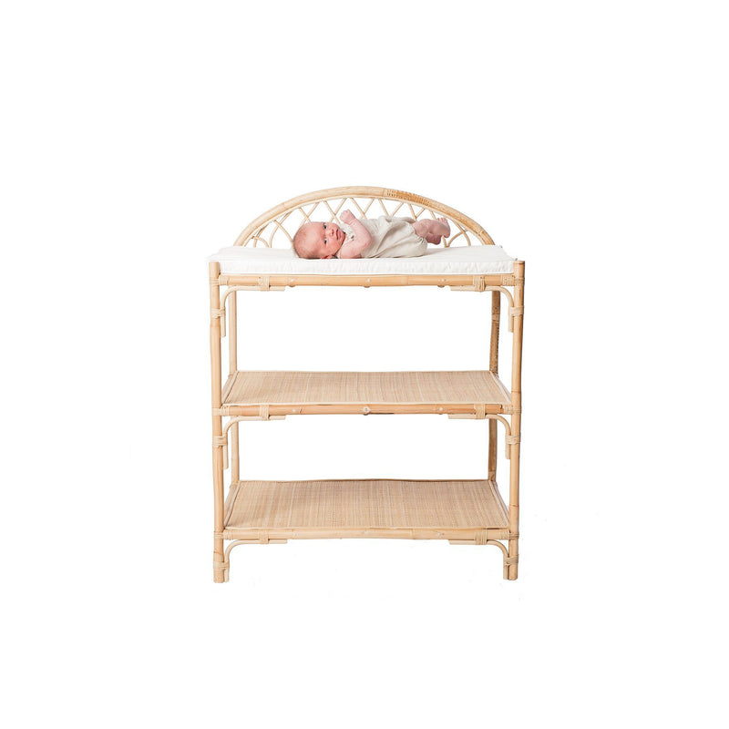 Rattan Baby Changing Table